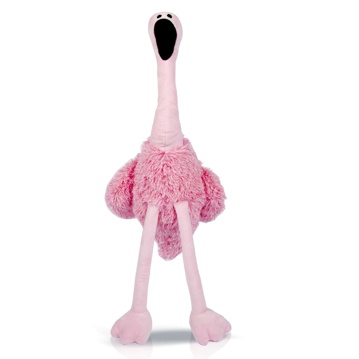 Игрушка мягкая Bebelot Пушистый фламинго - фото 2