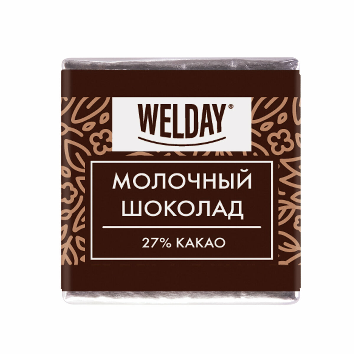Шоколад порционный WELDAY плиточный молочный 160 плиток - фото 9
