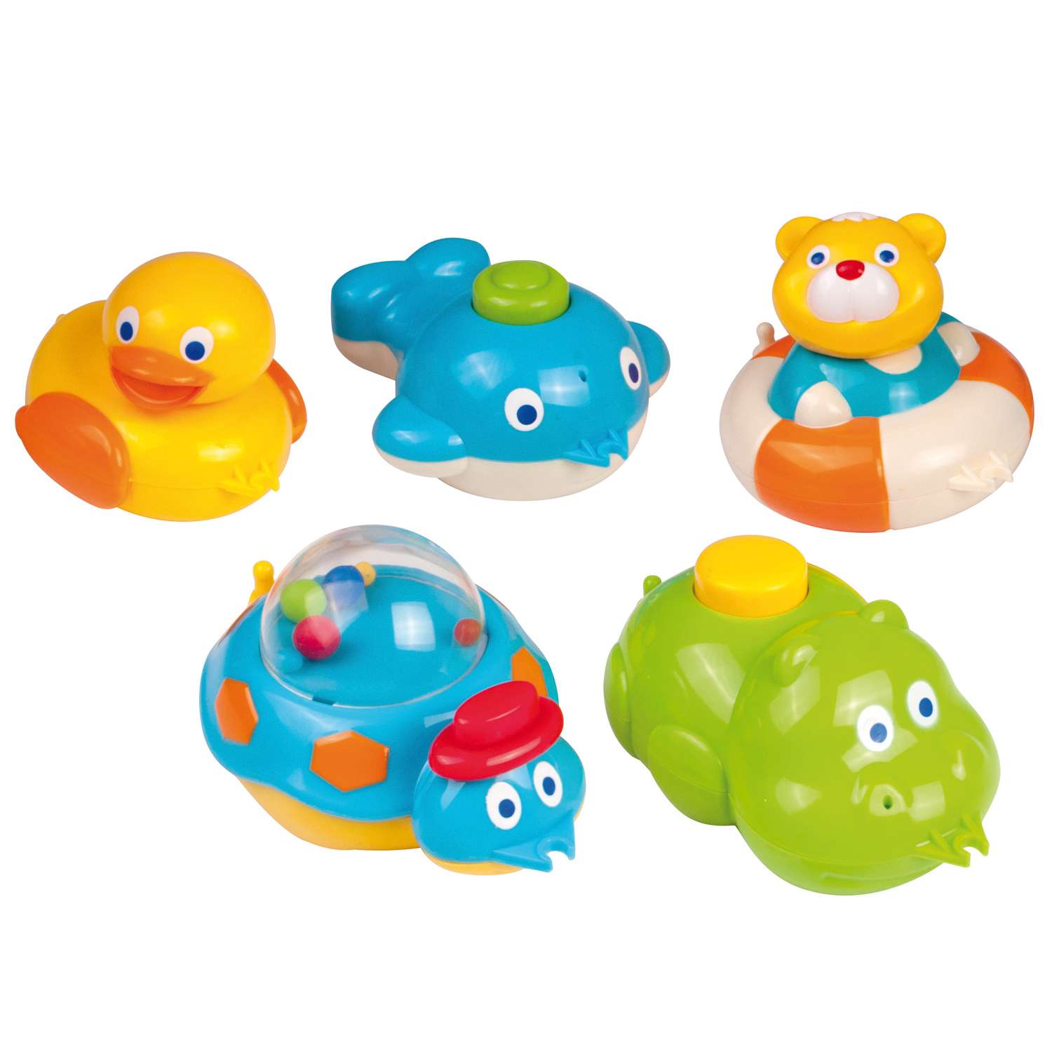 Игрушки для ванны Canpol Babies 5 фигурок - фото 1
