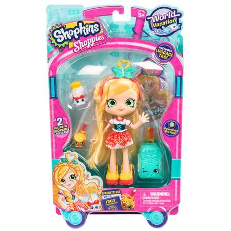 Кукла Shopkins Shoppies Сью Спагетти Путешествие в Европу