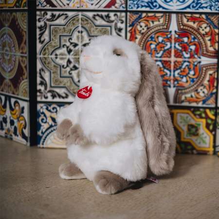 Мягкая игрушка TRUDI Бело-серый кролик Клемент 20x27x20 см
