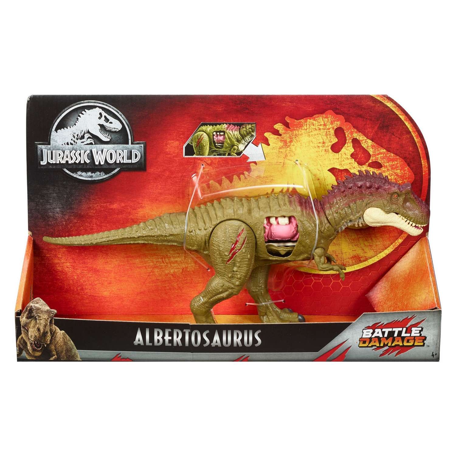 Фигурка Jurassic World Битва на выживание Альбертозавр большая GCX77 - фото 3