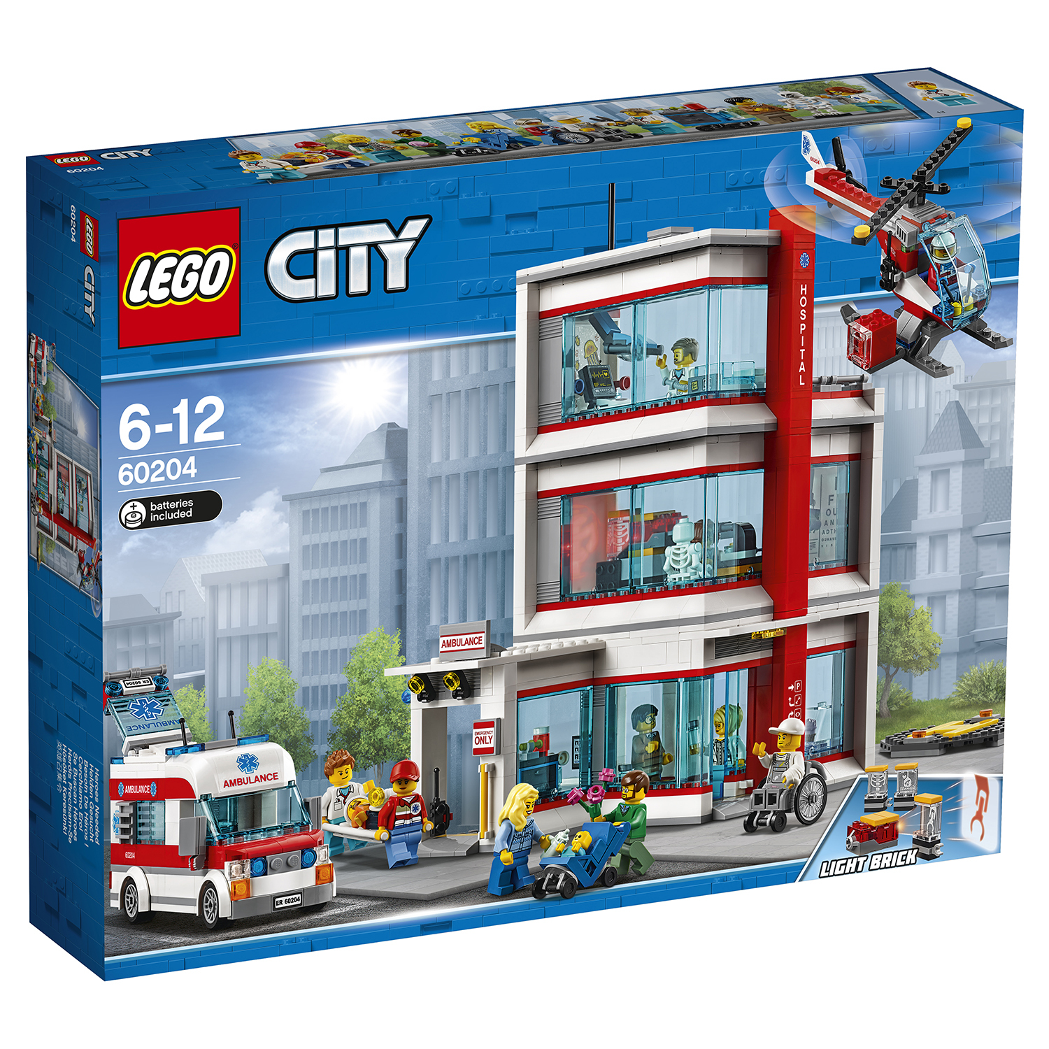 Конструктор LEGO City Town Городская больница 60204 купить по цене 9 ₽ в  интернет-магазине Детский мир