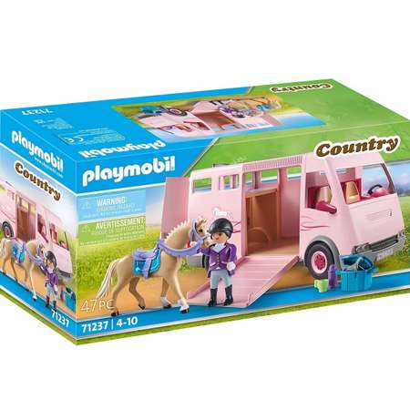 Конструктор PLAYMOBIL Horse Transporter with Trainer Конный транспортер с тренером