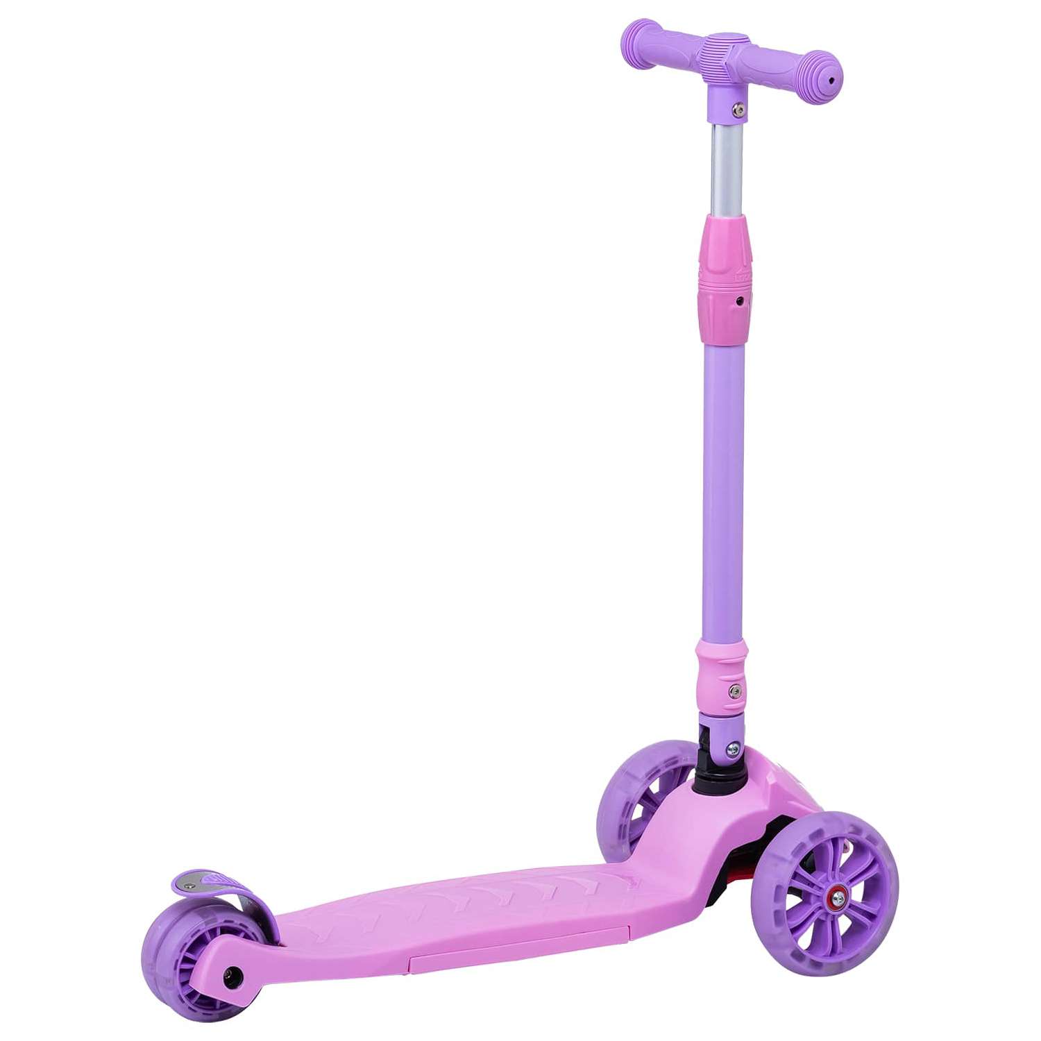 Самокат RIDEX трехколесный 3 wheels scooter Bunny 135/90 pink/violet - фото 2