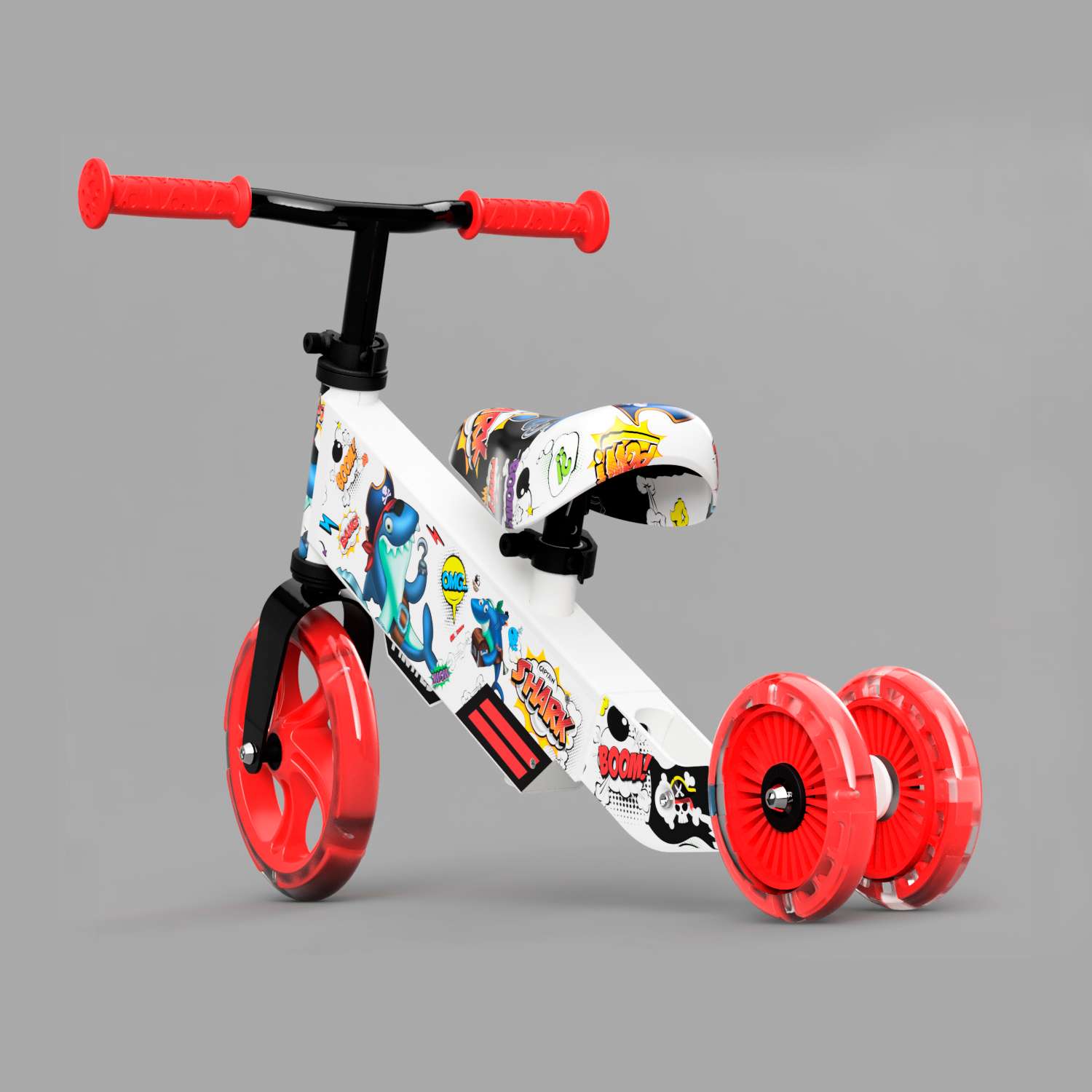 Беговел Small Rider Turbo Bike красный - фото 8