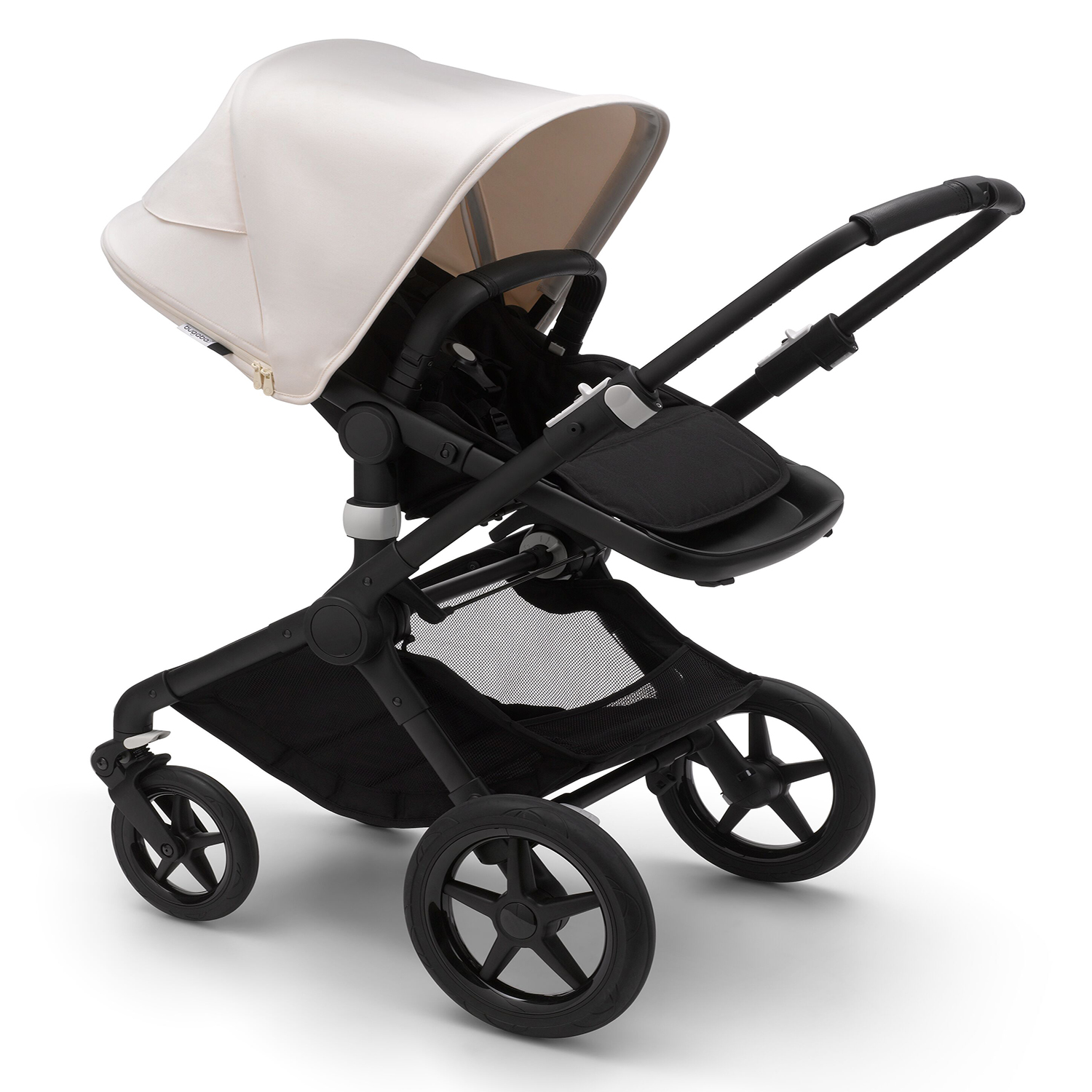 Коляска 2в1 Bugaboo Fox2 Complete Black Black-Fresh White - фото 2