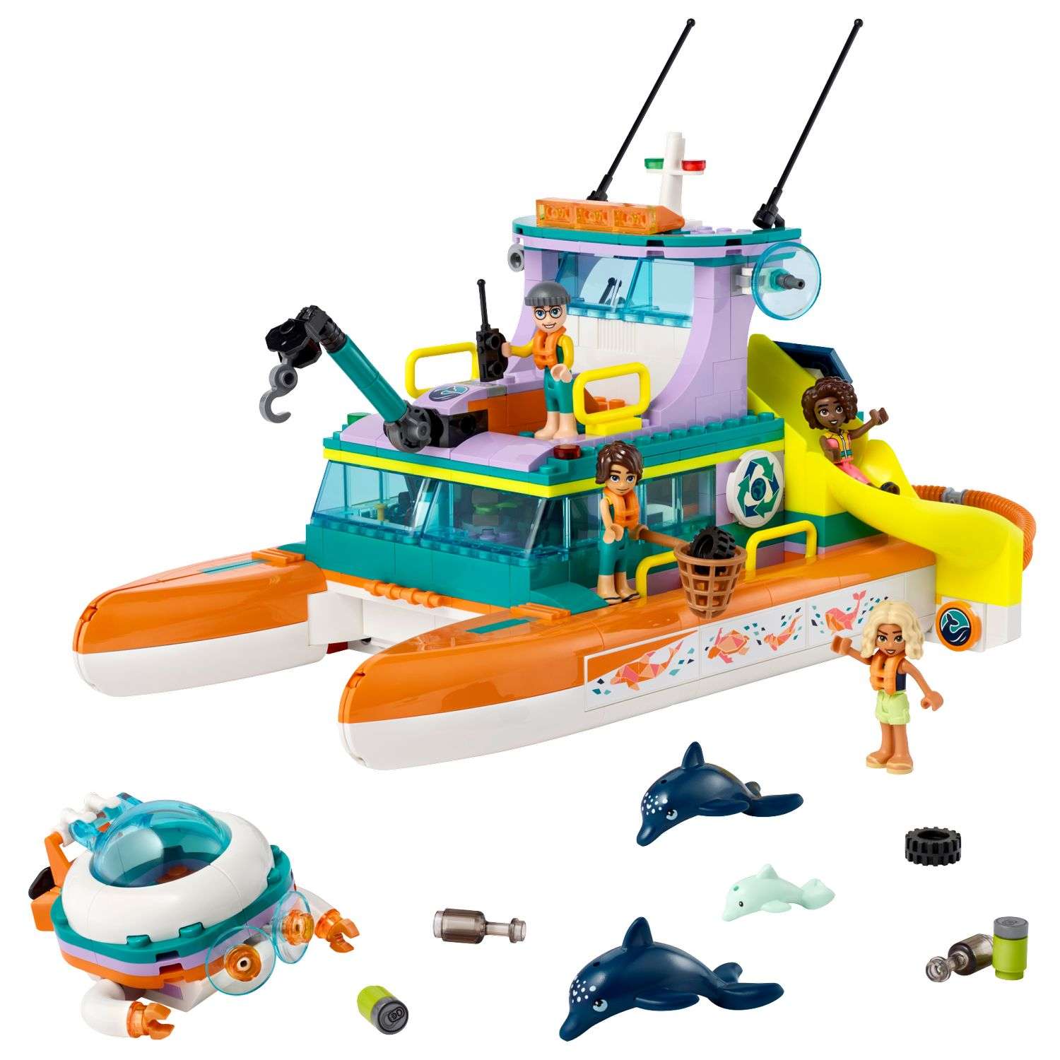 Конструктор LEGO Friends Sea Rescue Boat 41734 - фото 2