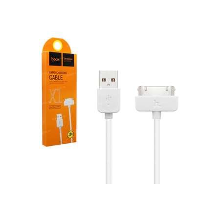 Кабель для iPhone 4/4S HOCO Fast charging Cable 4/4s /2.4A / 1 Метр