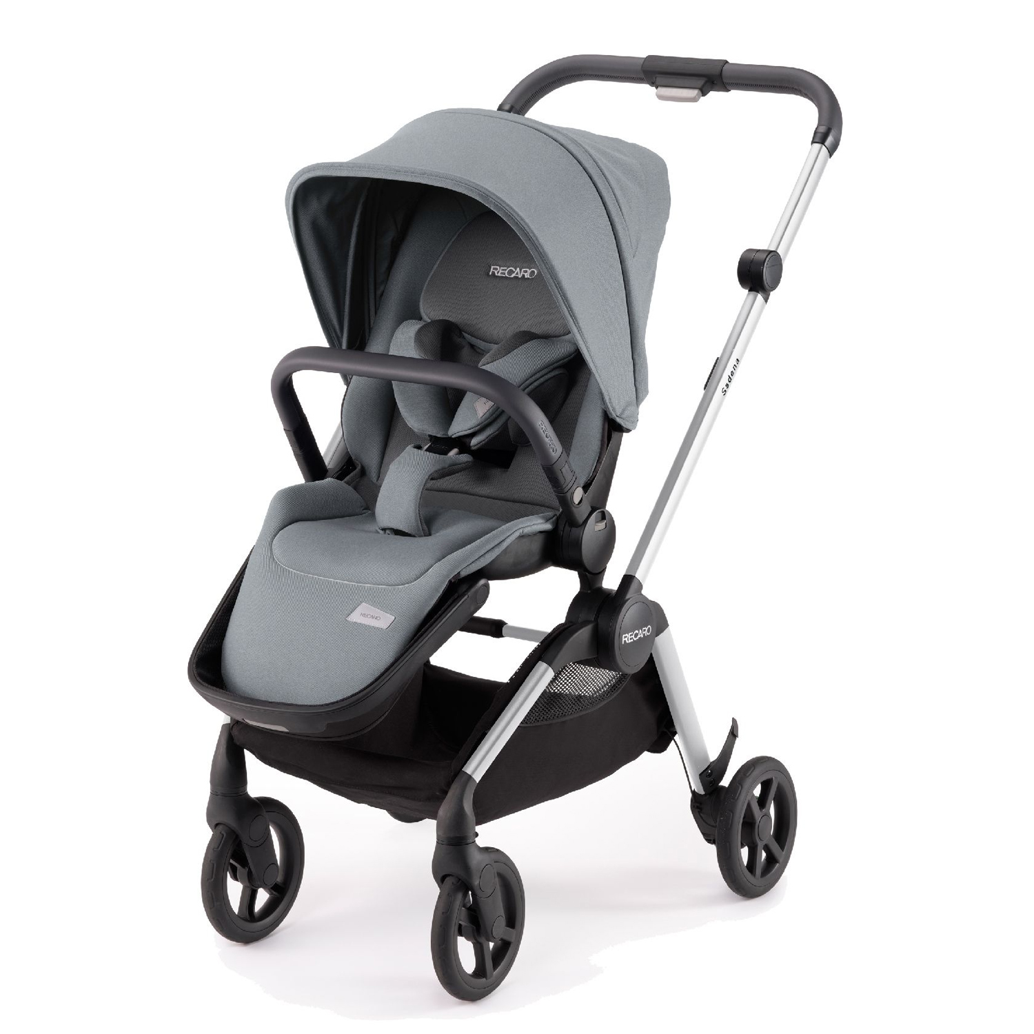 Коляска прогулочная Recaro Sadena шасси Silver Prime Silent Grey - фото 1