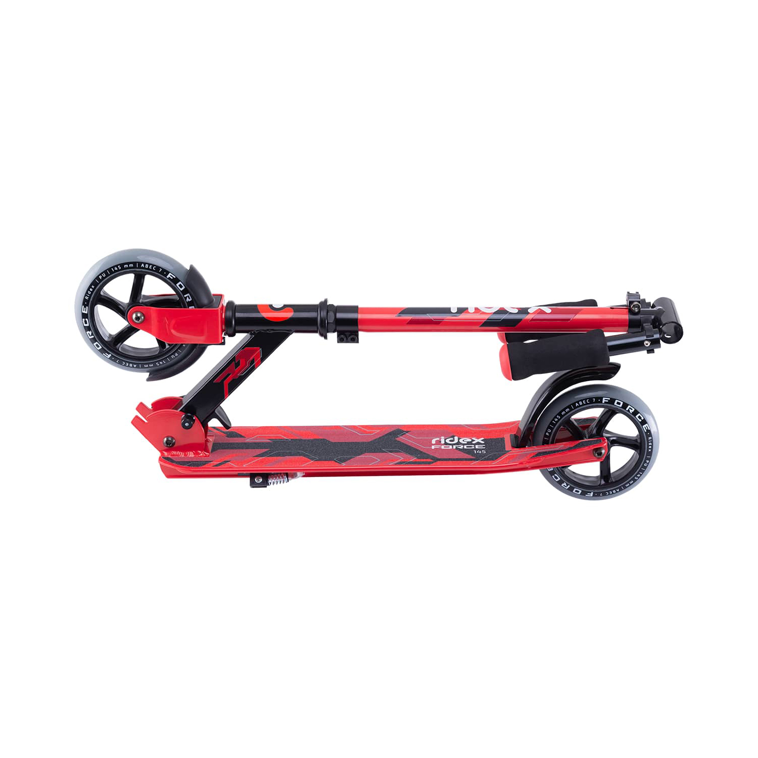 Самокат RIDEX двухколесный Scooter 2 wheels Force 145 red - фото 4