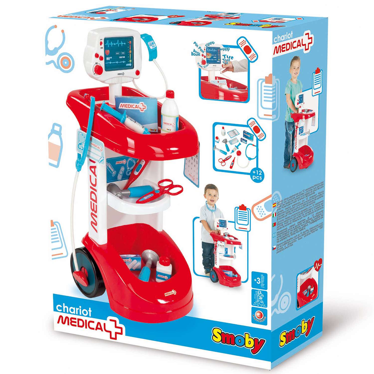 Smoby medical clearance trolley