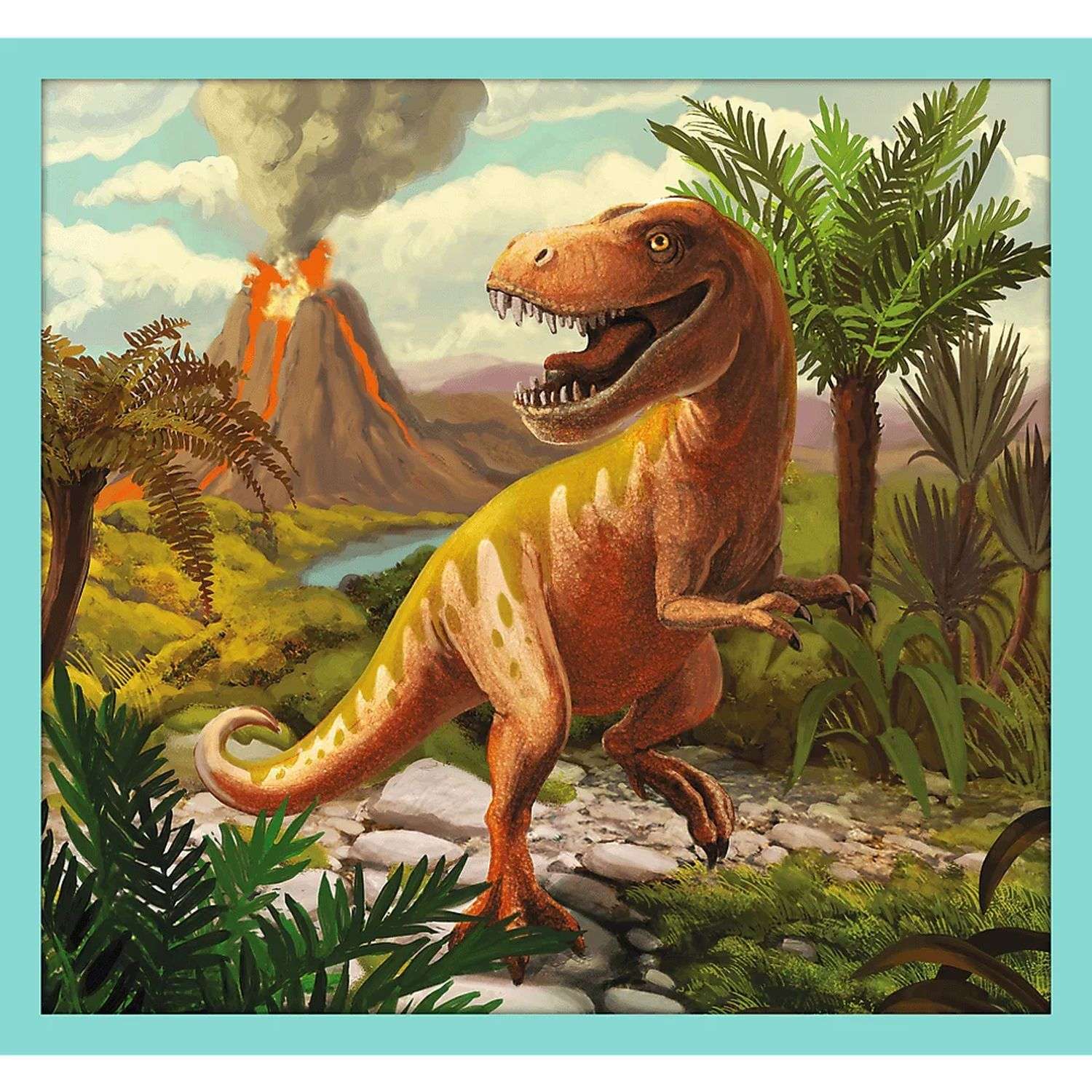 Пазл Trefl Знакомство с динозаврами 10в1 369элементов 90390 - фото 3