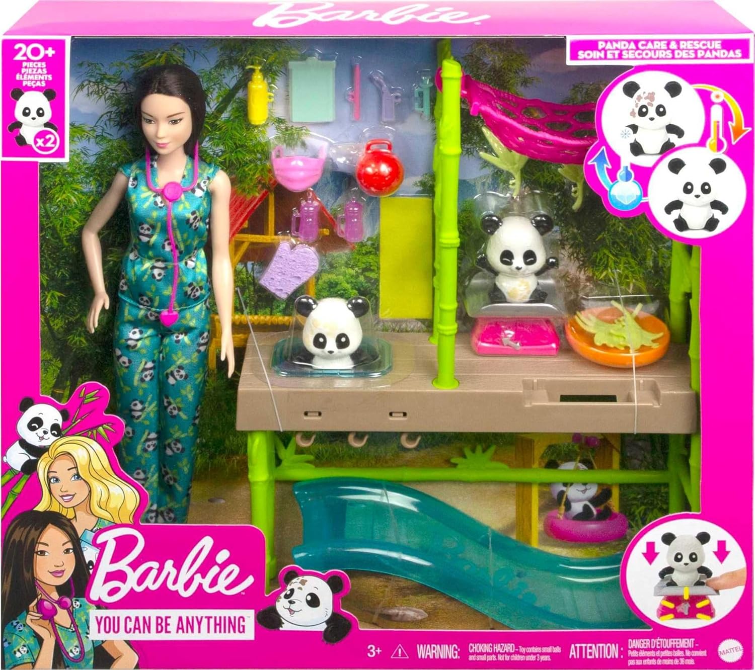 Кукла Barbie Уход за пандами HKT77 HKT77 - фото 5