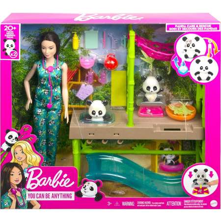 Кукла модельная Barbie Уход за пандами