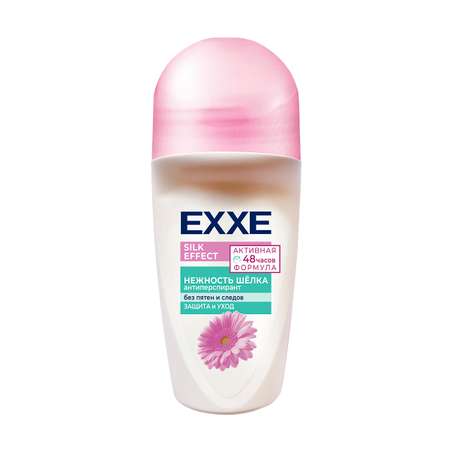 Дезодорант-антиперспирант EXXE роликовый Fresh Silk effect Нежность шелка 50 мл