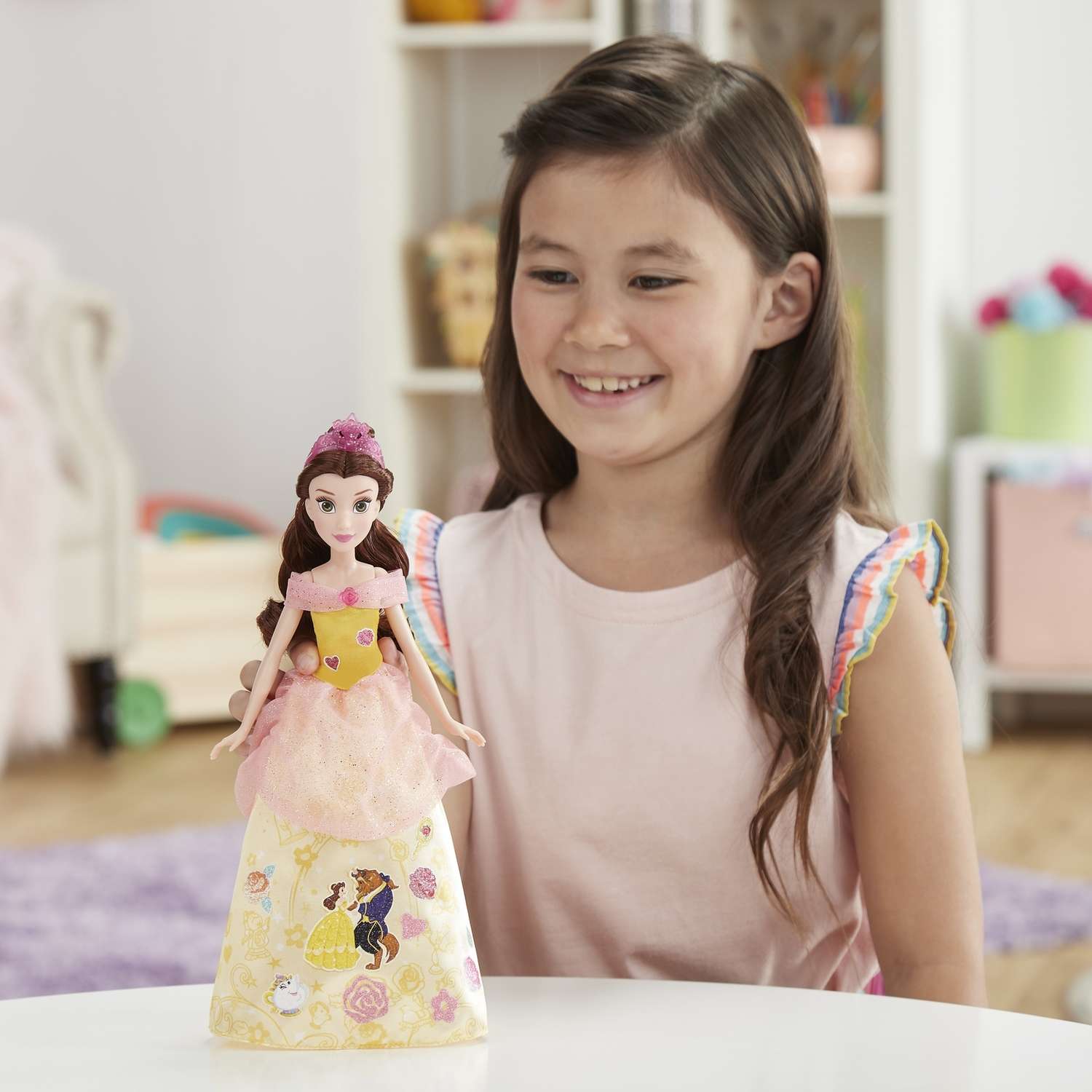Кукла Disney Princess Hasbro Сверкающая Белль E5599EU4 E5599EU4 - фото 7