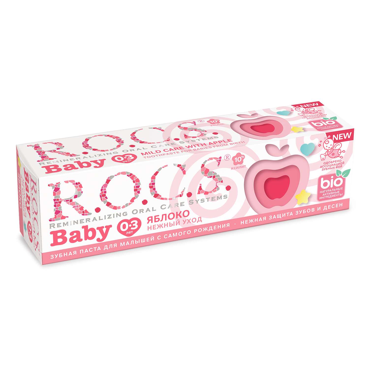 Зубная паста R.O.C.S. Baby Яблоко 45г - фото 2