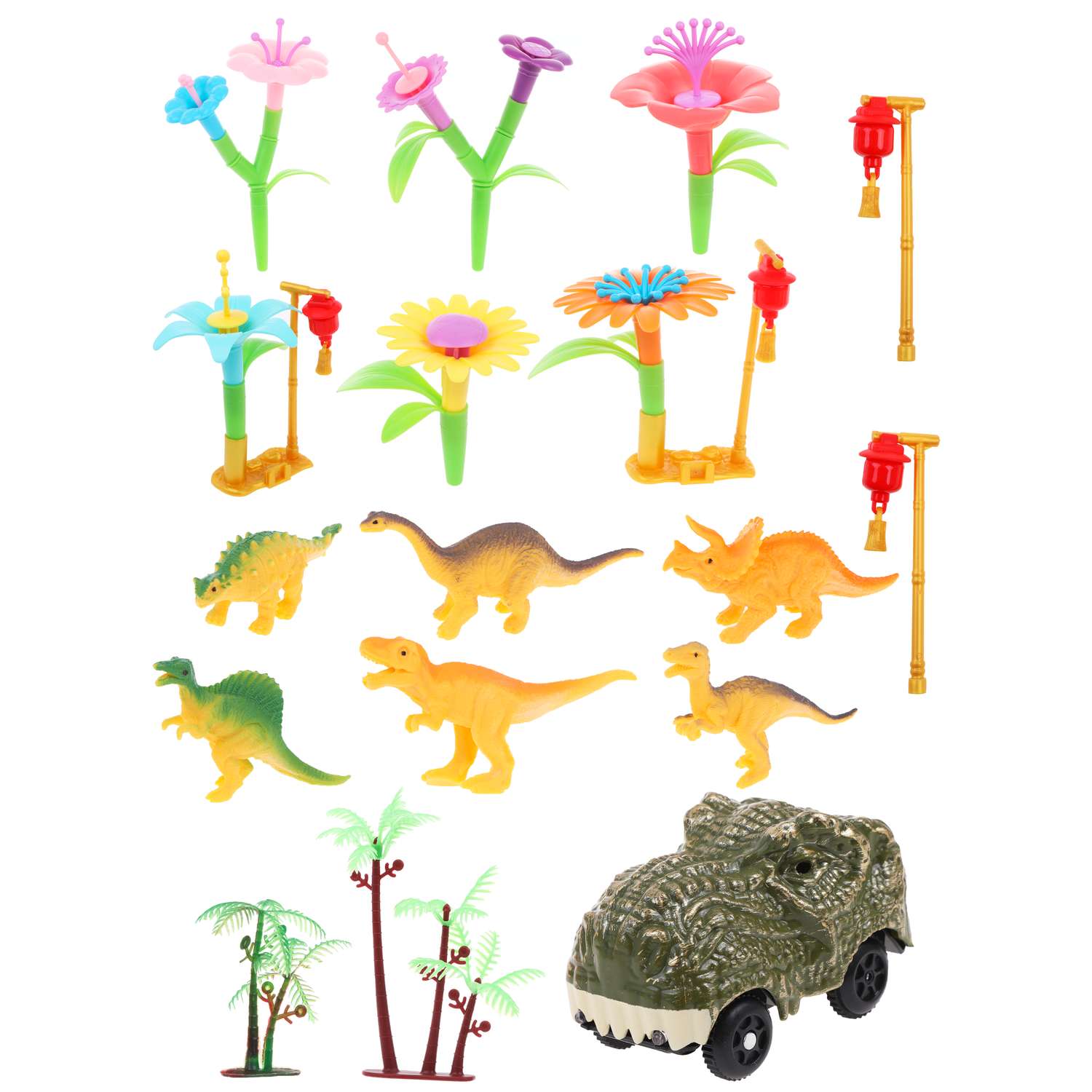 Игровой набор Автотрек Наша Игрушка для мальчиков с динозаврами 651725 - фото 2