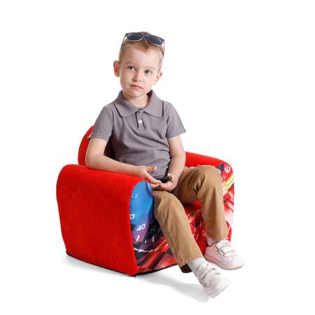 Кресло Тутси мягкое Скорость красный модель Детство