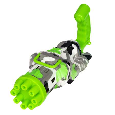 Мыльная пушка BONDIBON со световыми эффектами цвет зелёный камуфляж серия Наше лето