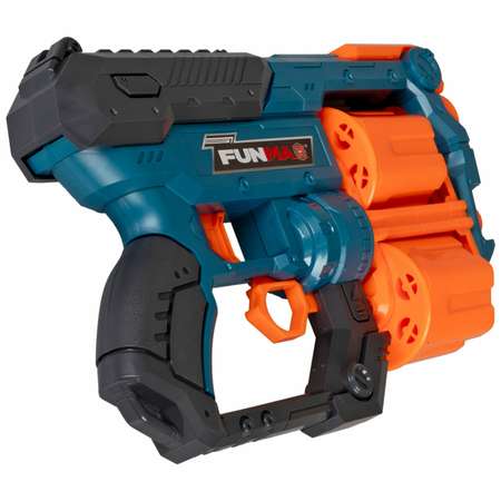 Бластер FunMax 1TOY M24 механический 2 барабана 6 выстрелов и 12 снарядов