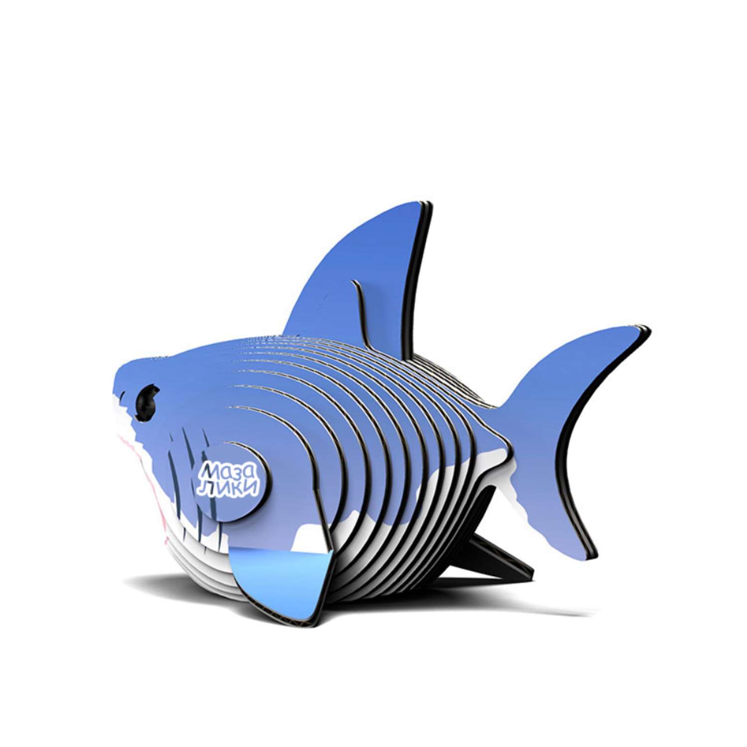 Сборная 3D игрушка-пазл Мазалики Акула - фото 3