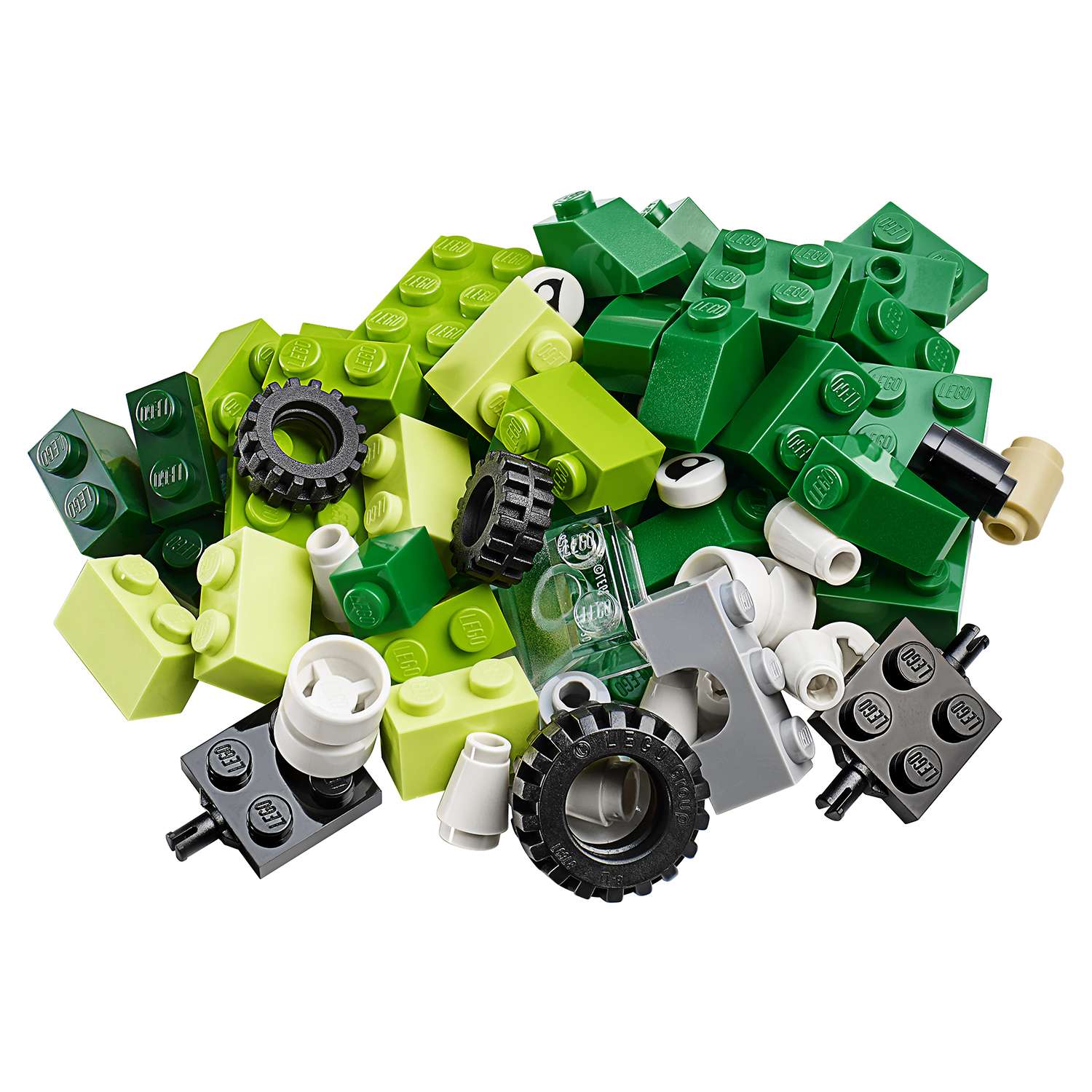 Конструктор LEGO Classic Зелёный набор для творчества (10708) - фото 10
