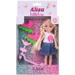 Кукла детская 1TOY Alisa Little Love блондинка с косичками маленькая мини 14 см