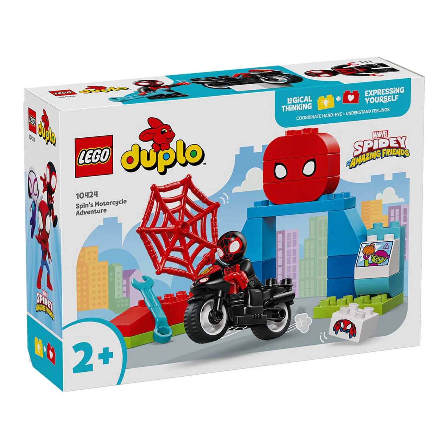 Конструктор детский LEGO Duplo Приключения Спина на мотоцикле - фото 6