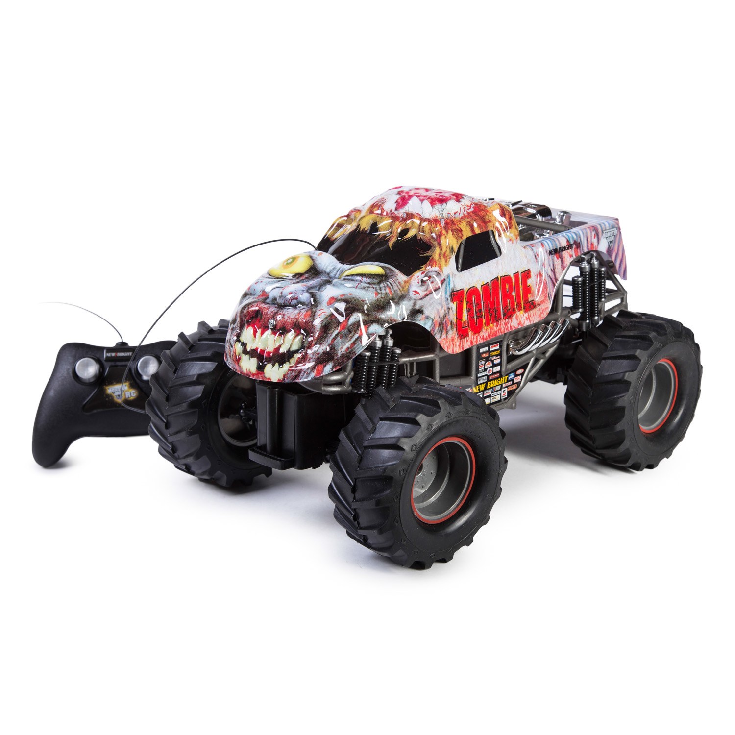 Машина р/у New Bright Monster Jam - Zombie 1:15 купить по цене 99 ₽ в  интернет-магазине Детский мир