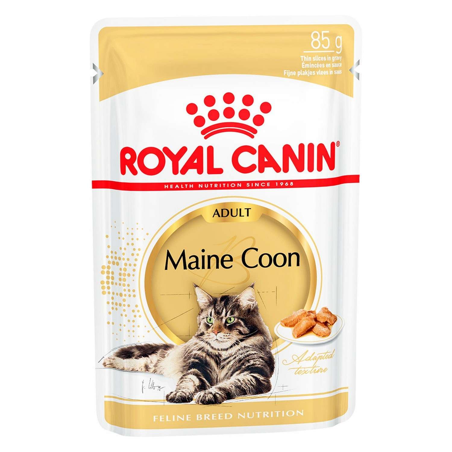 Корм влажный для кошек ROYAL CANIN Maine Coon 85г породы мейн-кун пауч - фото 2