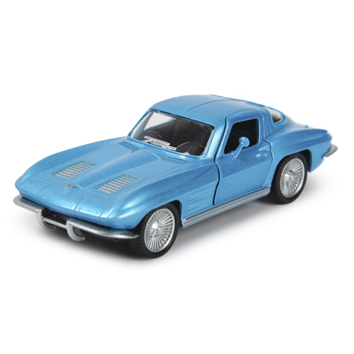 Машинка Mobicaro 1:32 Chevrolet Corvette Stingray Split Window 1963 Голубая  544058 купить по цене 499 ₽ в интернет-магазине Детский мир