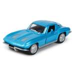 Автомобиль Mobicaro Chevrolet Corvette Stingray Split Window 1:32 голубой