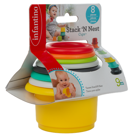 Игрушка INFANTINO Цветные стаканчики