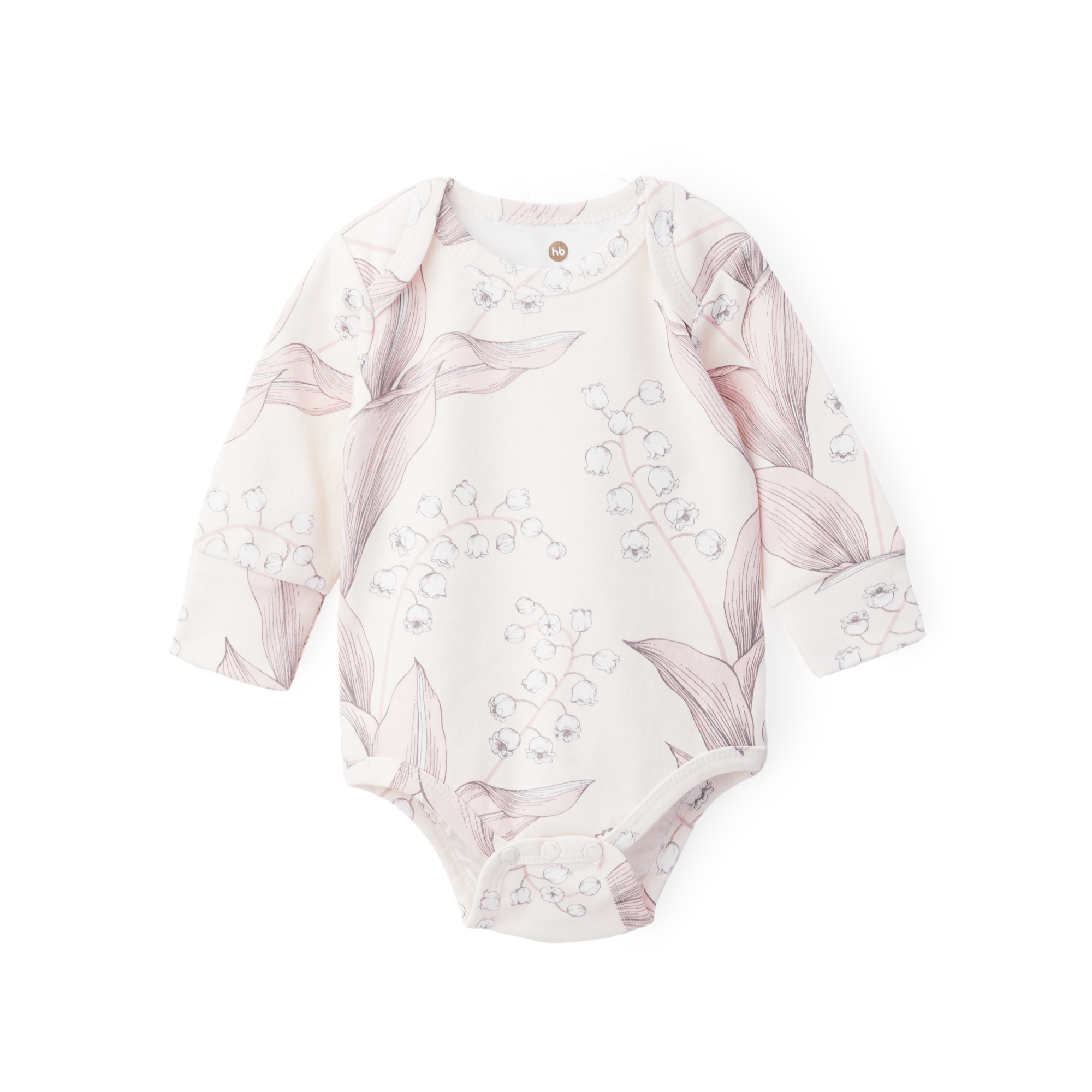 Боди 3 шт HAPPY BABY 90112_beige_pink_milky - фото 14