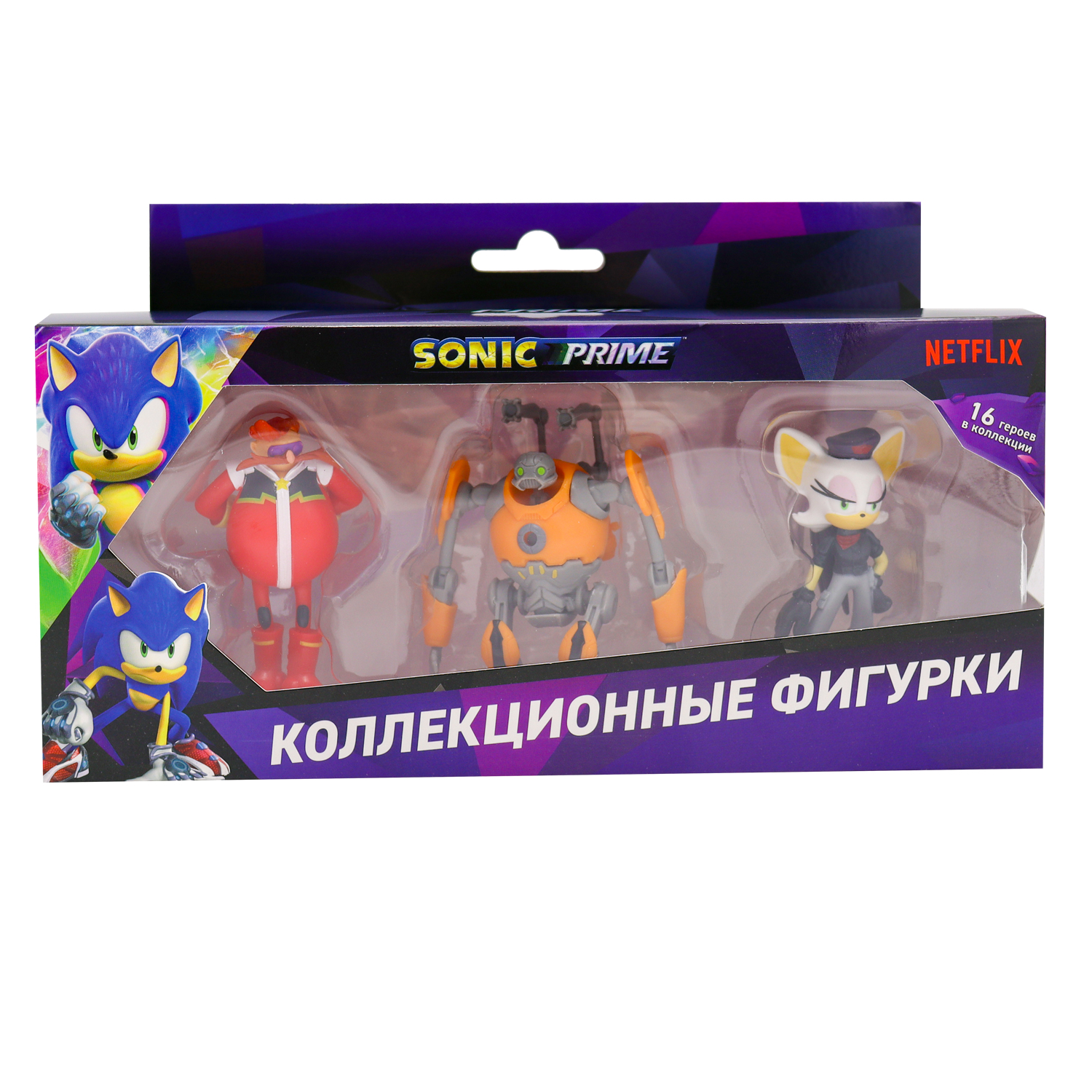 Набор игровой PMI Sonic Prime фигурки 3 шт SON2021-D - фото 5