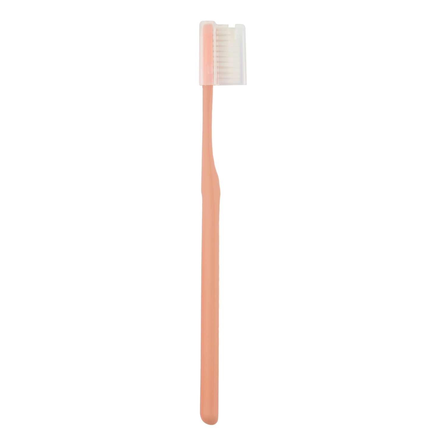 Зубная щетка DENTAL CARE c частицами серебра двойной средней жесткости и мягкой щетиной цвет розовая примула - фото 1