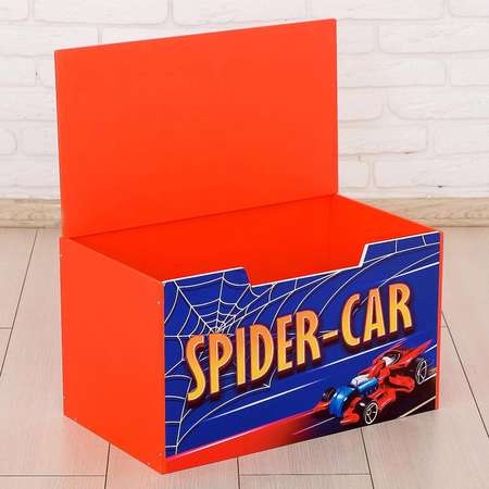 Сундук Zabiaka с крышкой Spider car красный