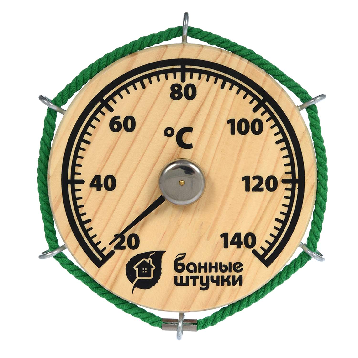 Термометр Штурвал Банные штучки Термометр Штурвал14х14х2 см для бани и сауны - фото 1