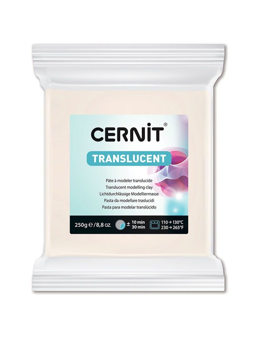 Полимерная глина Cernit пластика запекаемая Цернит translucent прозрачный 250 гр CE0920250 - фото 8