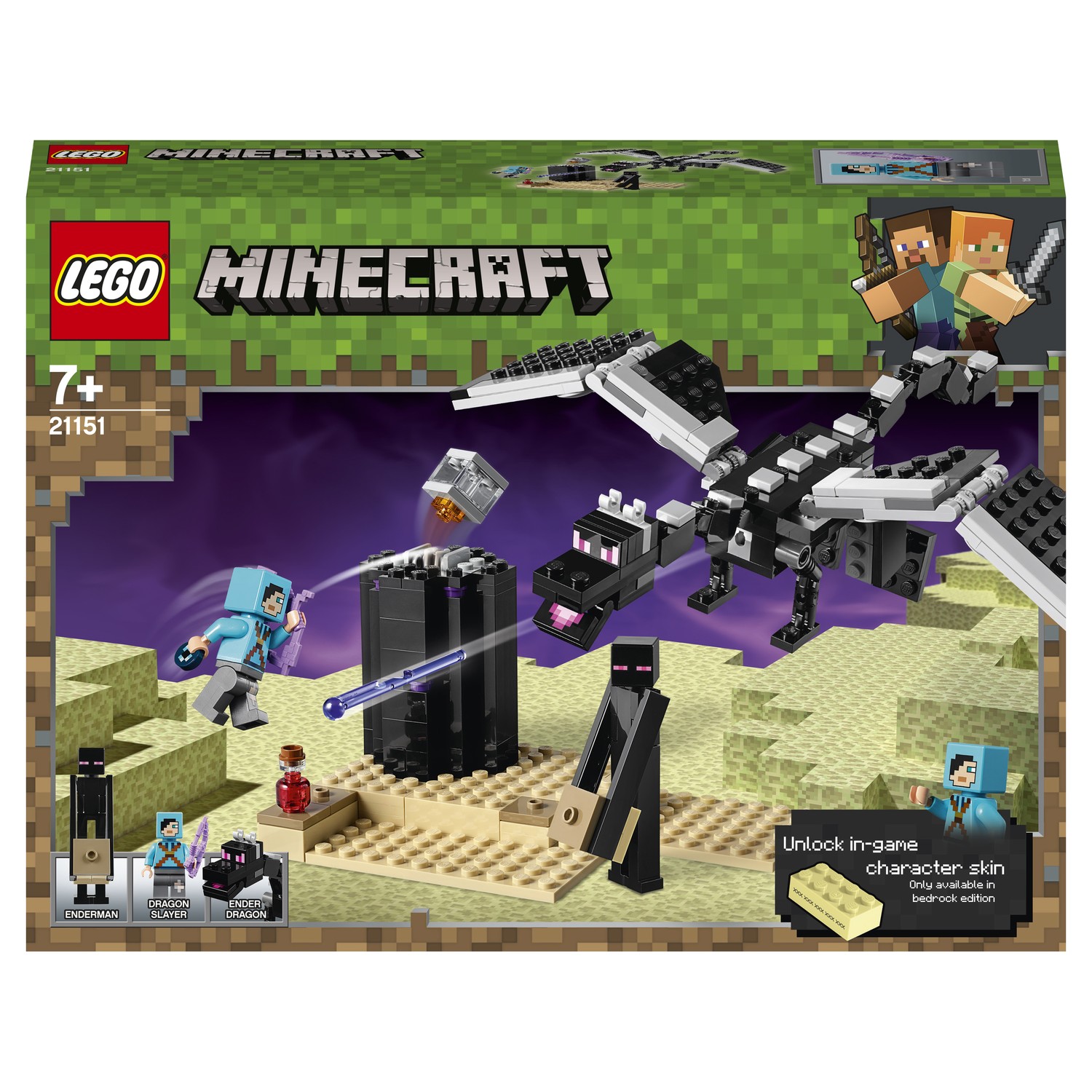 Конструктор LEGO Minecraft Последняя битва 21151 купить по цене 999 ₽ в  интернет-магазине Детский мир