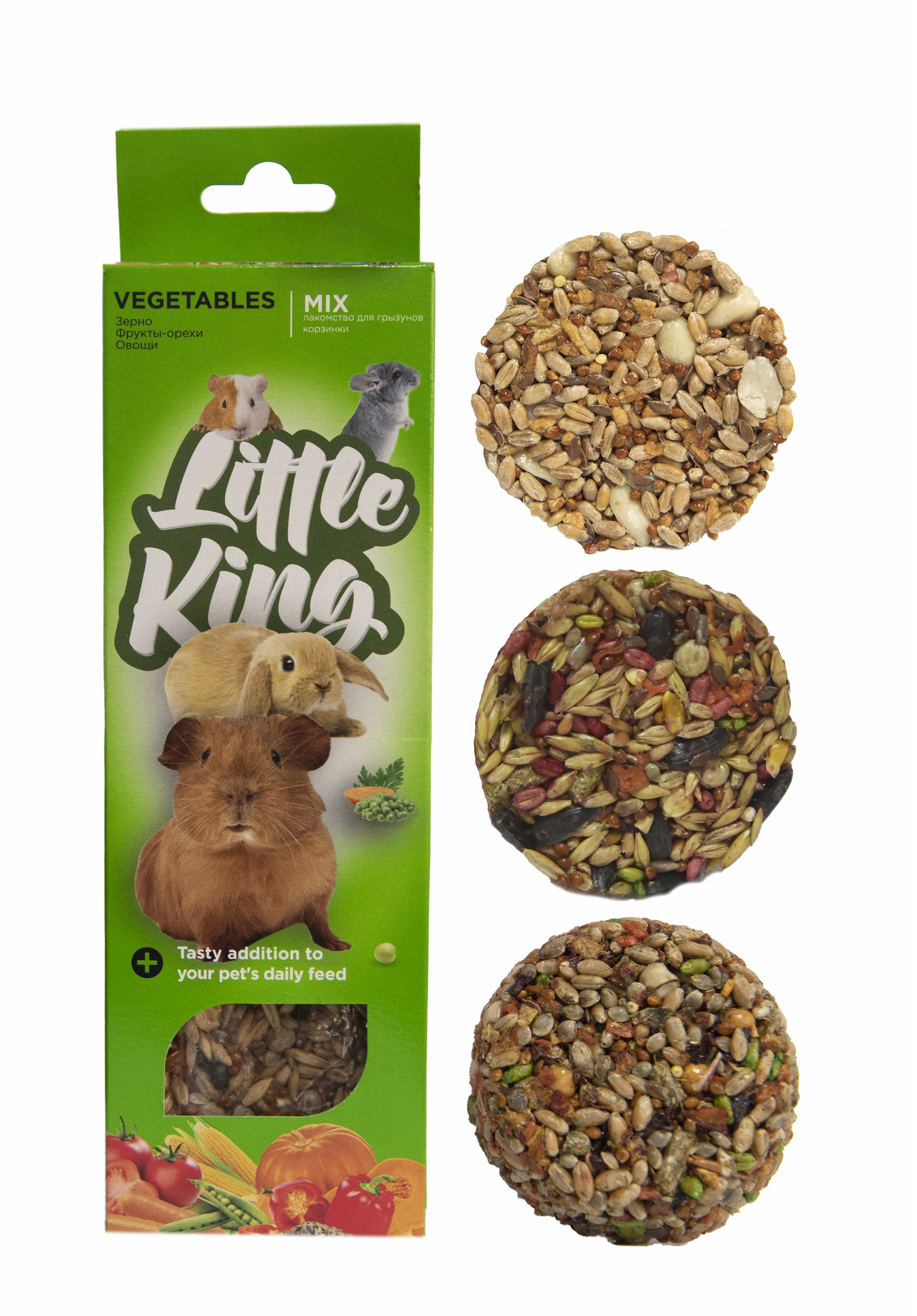 Корзинки MIX Little King картонная упаковка 120-150 г - фото 1