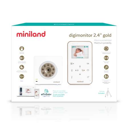 Видеоняня Miniland Digimonitor 2.4 gold