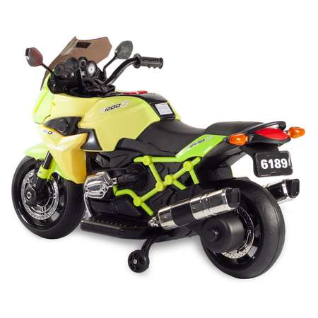 Мотоцикл BABY STYLE на аккумуляторе салатовый