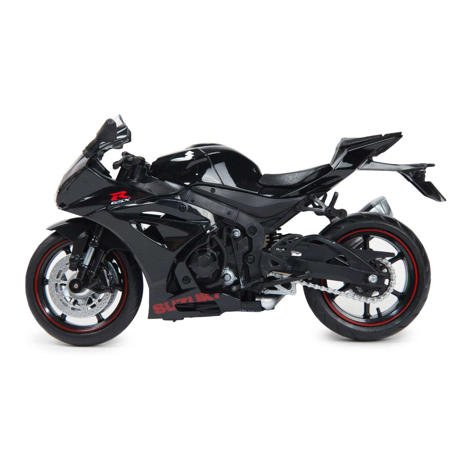 Мотоцикл Mobicaro 1:12 Suzuki GSX R1000R Черный 644104 644104 - фото 4