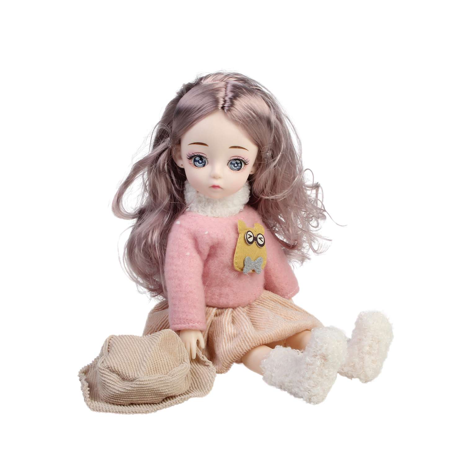Кукла шарнирная 30 см Little Mania Варвара ZW828-RO - фото 3