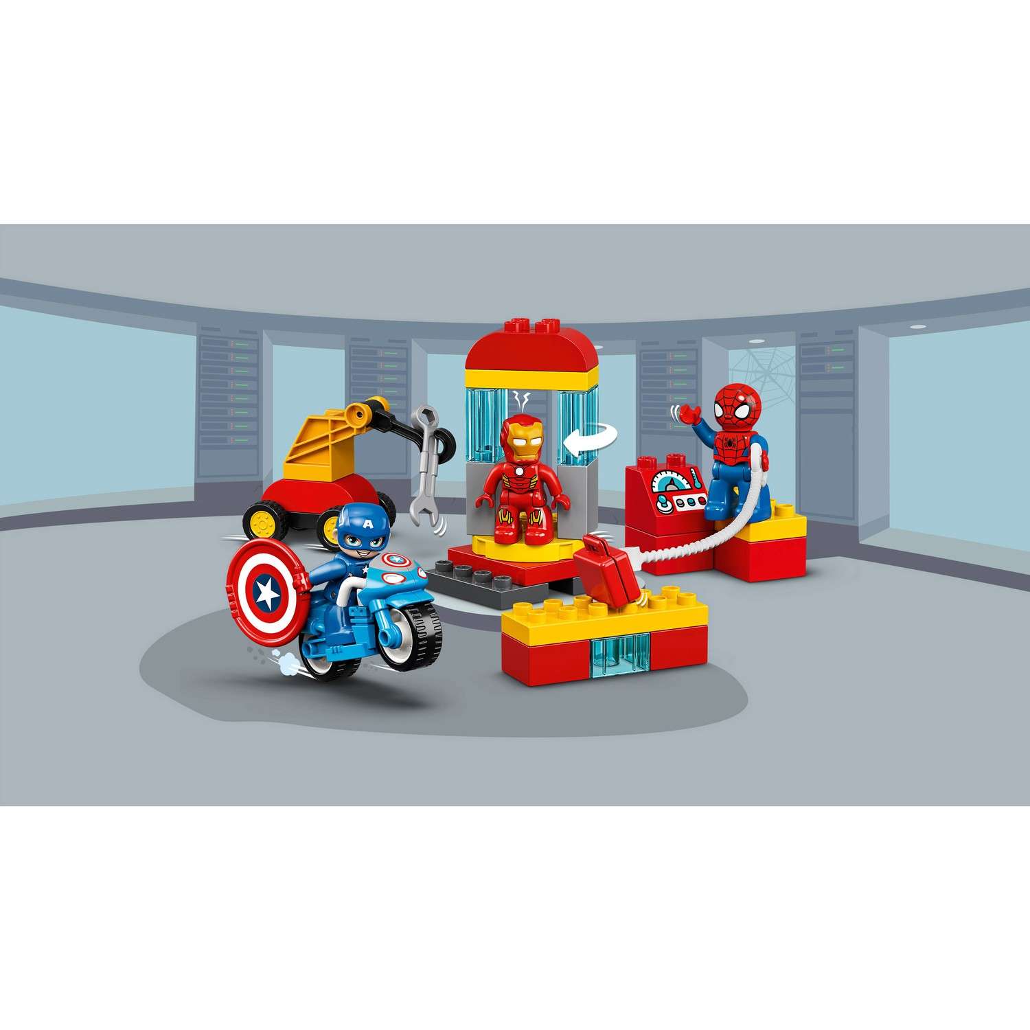 Конструктор LEGO DUPLO Super Heroes Лаборатория супергероев 10921 - фото 9