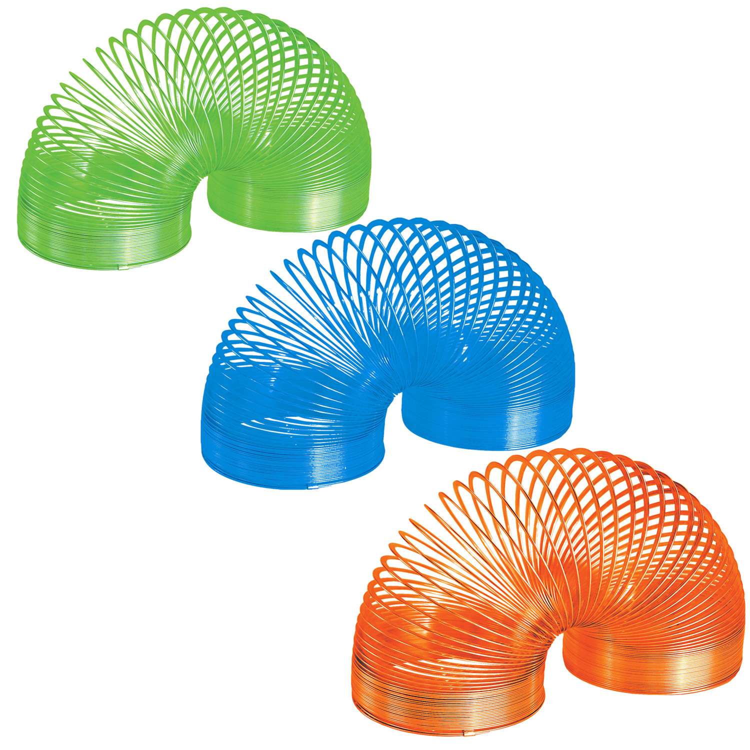 Пружинка Slinky Цветная металл в ассортименте - фото 1