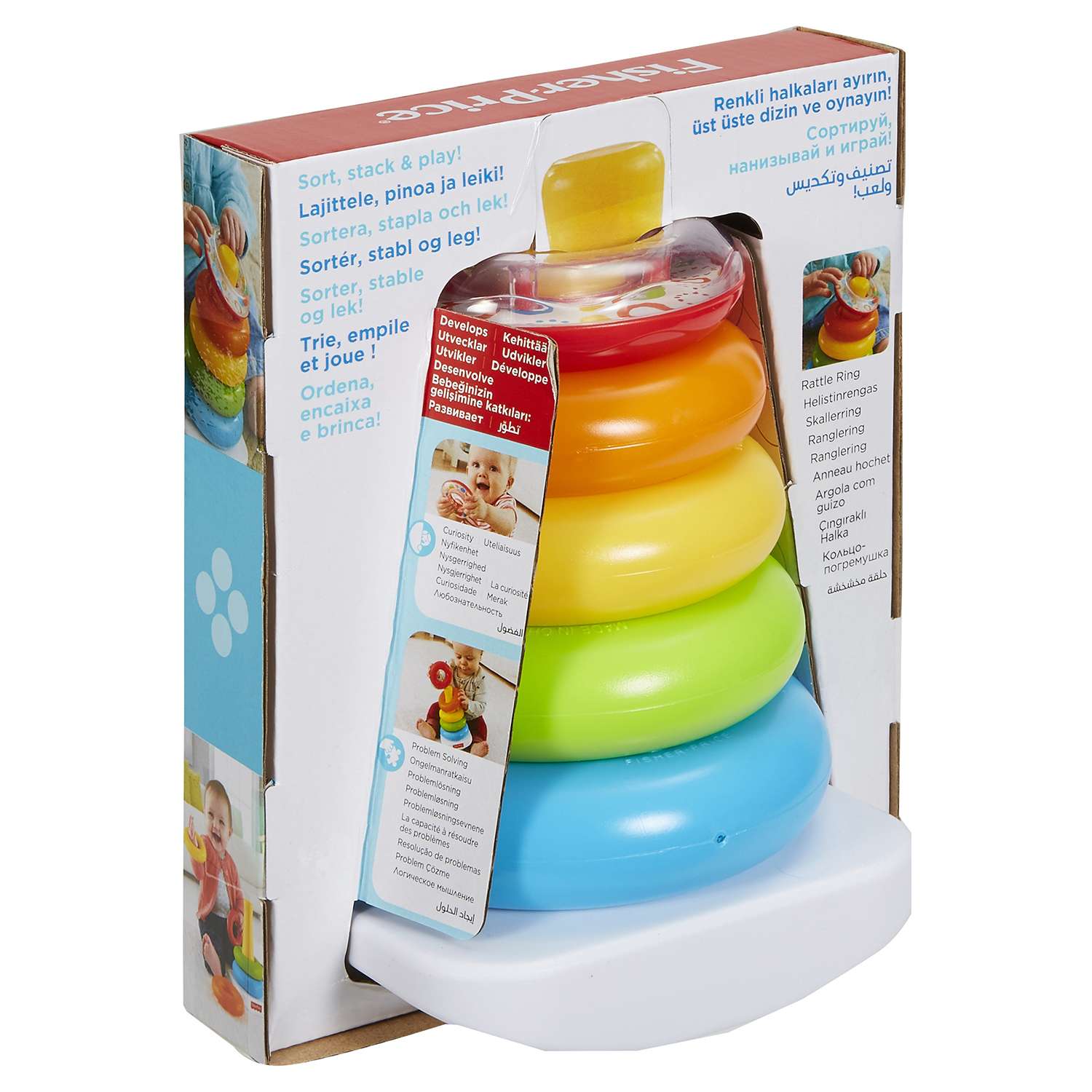 Пирамидка Fisher Price Rock-a-Stack - фото 3